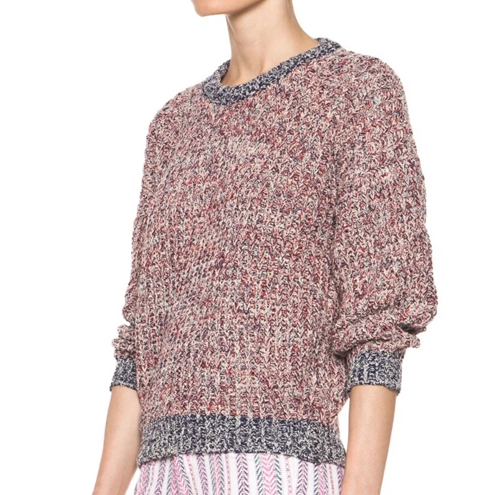ISABEL MARANT ETOILE Maverick Americana Multi Color Sweater - Size 38 - Picture 3 of 9